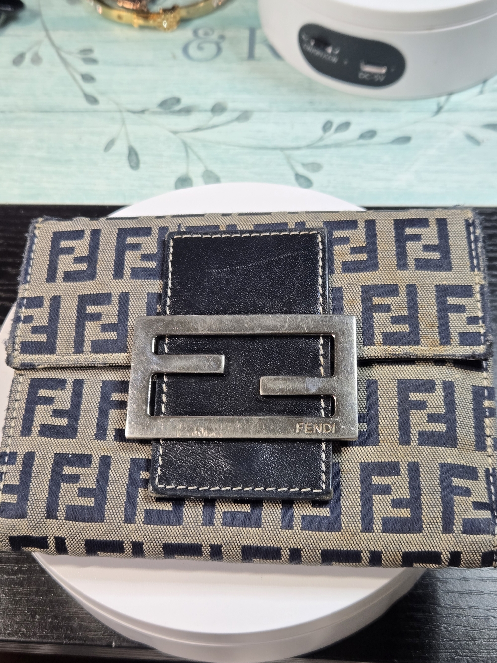 Authentic Fendi Logo Wallet